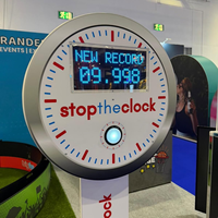 Machine de jeu de défi de chronométrage commercial, jeu interactif de réaction avec chronomètre pour la location d'événements, l'activation de marque et les fêtes d'entreprise
