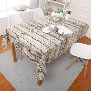 Machine Washable Retro Style Cotton and Linen <strong>Table</strong> Cover <strong>Table</strong> <strong>Cloth</strong> for Dinning Indoor and Outdoor - Product Image 5