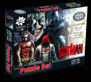 Funni Game Batman Puzzle Set 120 pièces, jouet éducatif pour enfants de 3 ans et plus - Product Image 3
