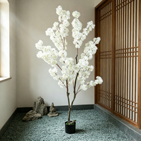 Arbre à fleurs de cerisier artificiel en pot, décoration de mariage, plantes de cerisier artificielles, décorations pour événements et fêtes, directement de l'usine