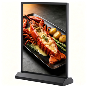 Caja de luz LED acrílica para mesa, caja de luz iluminada personalizada para mostrador de venta al por menor, letrero publicitario de escritorio para ferias comerciales - Product Image 1