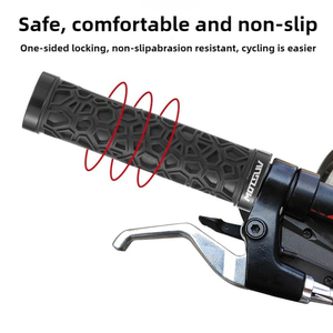 Manillar de Bicicleta con Doble Bloqueo, Empuñadura de Goma, Apto para Bicicleta Plegable, Bicicleta de Playa, Scooter - Product Image 6