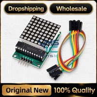 MAX7219 Dot LED Matrix Module MCU LED Display Control Module 5V 8x8 Output Input Common Cathode MAX7219