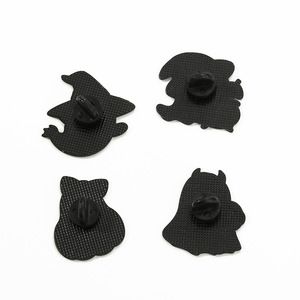 Broche de Halloween, conjunto de fantasma blanco divertido de dibujos animados, insignia de Metal de calabaza, accesorios de Festival, alfileres de Metal para ropa - Product Image 6
