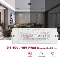 Controlador LED Regulable PWM de 40W con Corriente Constante, 0-10V, 1-10V, 10V, Certificado por UL, Fuentes de Alimentación Ajustables para Uso Doméstico