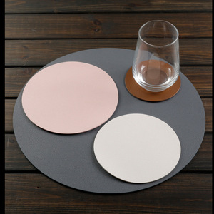 PU eco-friendly waterproof placemats, irregularly shaped <b>table</b> <b>mats</b>, creative Western-style restaurant <b>mats</b>, European-style - Product Image 5