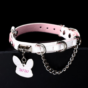 สร้อยคอแฟชั่นไฮเอนด์สไตล์ Y2K อุปกรณ์เสริมปลอกคอกระต่ายน้อยพังค์สไตล์เรียบง่าย - Product Image 3