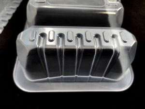 Vassoio per Alimenti in Plastica PP a 2 Scomparti, Forma Rettangolare, Pronto per la Consegna, Ideale per Hamburger - Product Image 4