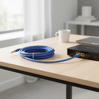 Câble Ethernet de haute qualité OEM torsadé 8 paires de câbles LAN UTP/FTP/SFTP Câble de raccordement Cat5e/cat6