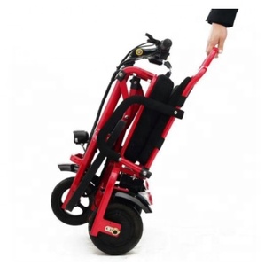 Tricycle vélo électrique moto-cycle électronique pliable véhicule voiture handicapés personnes âgées roue-chaise cycle 3 roues Scooter - Product Image 4
