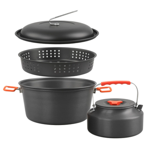 <span class=keywords><strong>Outdoor</strong></span>-Wasserkocher <span class=keywords><strong>Camping</strong></span>- und Picknick-Ausrüstung Komplettes Topfset Tragbarer Butangasherd für <span class=keywords><strong>Outdoor</strong></span>-Teekochtopf - Product Image 5