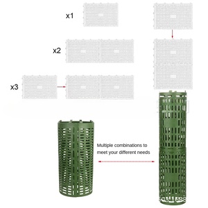 Protezione del tronco modulare regolabile per <span class=keywords><strong>piante</strong></span> alberelli personalizzabile da giardino quadrato resistente <span class=keywords><strong>ad</strong></span> incastro in plastica protezione dell'albero - Product Image 6