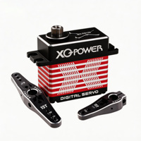 XQ POWER Servo Motor RC Gigante Impermeable de 25T 8.4V 85KG con Engranaje de Acero de Alto Torque, Servo Digital sin Escobillas Programable para Coche RC y Robot