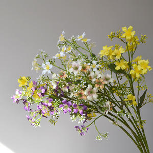 IJ045 Wholesale Handmade Artificial <b>Silk</b> Daisy Filler Flowers 24 Heads Realistic Long Lasting for Home Wedding Christmas - Product Image 1