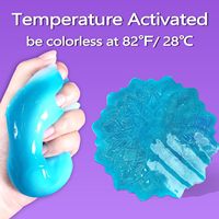 Poudre de pigment thermochromique réversible sensible aux hautes et basses températures, qualité alimentaire, poudre à changement de couleur activée par le froid
