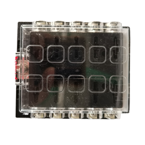 תקן atc להב תיבת fuse 10 מסופי סגסוגת דרך בורג נעילה 100a 125v dc pbt + מחשב חומר ניפוי אוטומטי מחזיק - Product Image 5