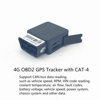 Rastreador GPS OBD2 4G LTE para Autos, Dispositivo de Rastreo de Vehículos en Tiempo Real, Mini Puerto OBD Plug & Play con Gestión de Flota