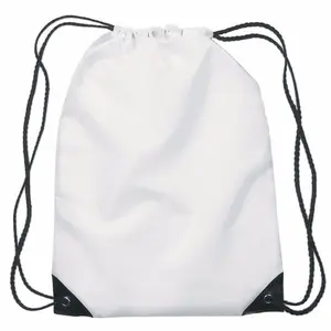 PP Nonwoven Custom Logo Sports Gym Backpack Drawstring Bag