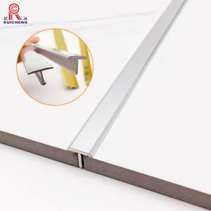 Viền Ngoài Trời Tường Vàng Gạch Gương Tầng Hồ Sơ Chuyển Tiếp Dải Cạnh T Shape Nhôm Tile Trim - Product Image 5