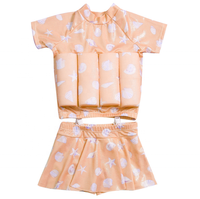 Maillot de bain flottant à fleurs avec flottabilité réglable maillot de bain enfant en bas âge maillot de bain une pièce gilet de bain d'été