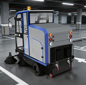 Camion balayeuse routière AOMAN avec pompe - Système de nettoyage tout-en-un à conduite entièrement automatique pour balayage, aspiration et pulvérisation d'eau - Product Image 3