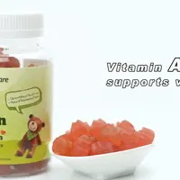 Daily Supplement Nutritional Gummy Vitamins C Plus Zinc and Echinacea