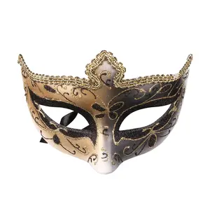 Bán buôn Masquerade bên mặt nạ nửa mặt Venetian lễ hội Halloween trang phục người phụ nữ nhảy mặt nạ