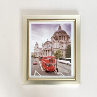 Cadre photo en plastique PS A4 (8x10 pouces) couleur argent et or pour décoration murale ou de table – Vente en gros, personnalisable à volonté