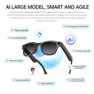 2026 NewJM91 <b>Glasses</b> with <b>Camera</b> Take a Photo Listening Music 800W Noise Reduction Anti Shake Inteligentes - Product Image 3