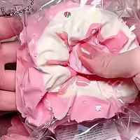 Jouet anti-stress en silicone unisexe en forme de pudding géant à la crème de fraise, à rebond lent, mignon, un gadget de décompression indispensable
