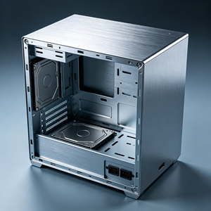 Carcasa de PC Vacía de Aluminio/Celular Inoxidable Pulido, Mecanizada por CNC, Tamaño Personalizado, Mini ITX, para Montaje en Marco - Product Image 2