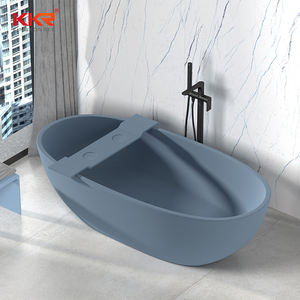 <span class=keywords><strong>Baignoire</strong></span> kkkr island, noir, en acrylique, Surface unie, <span class=keywords><strong>pierre</strong></span> autoportante, pour la maison, hôtel, salle de bains - Product Image 2