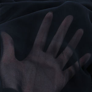 FEICHI abapolyester elbise japonya siyah şifon kore siyah ince kadın abaya için nida kumaş - Product Image 1