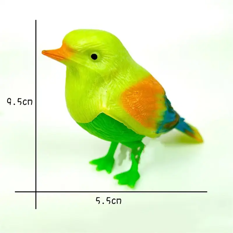 Simulador criativo de pássaro, lindo colorido controlado por voz, brinquedos de novidade, produtos de brinquedo