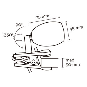 Luz Led De mesa para estudio, lámpara moderna De abrazadera De escritorio para decoración De habitación, hecha en China, Nueva - Product Image 4