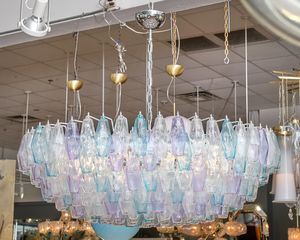 Grande Lampadario Murano Poliedri Personalizzato con <span class=keywords><strong>Vetri</strong></span> Colorati <span class=keywords><strong>per</strong></span> Hall di Hotel e Villa - Product Image 2