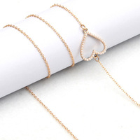 Porte-lunettes en cuivre perlé pour femme, bijou de table, en vogue, collier de perles, idée cadeaux