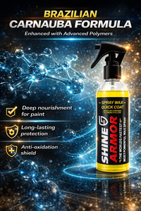 SHINE ARMOR Cera en Aerosol Líquida Amarilla de 250 ml - Acabado Repelente al Agua y Sin Rayas para Vehículos - Product Image 6