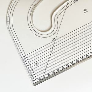 Règle de couture incurvée en plastique acrylique Shenkir, épaisseur 3 mm, transparente, longueur maximale 43 cm, pour usage promotionnel - Product Image 4
