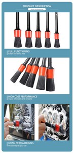 Kit de brosses de detailing <span class=keywords><strong>automobile</strong></span>, accessoires de <span class=keywords><strong>nettoyage</strong></span> de voiture, outils de lavage, brosse de <span class=keywords><strong>nettoyage</strong></span> de roues, <span class=keywords><strong>nettoyage</strong></span> intérieur - Product Image 5