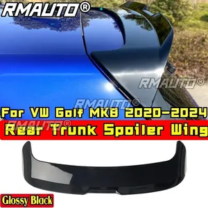Kit carrosserie Golf MK8, aileron de toit arrière, aspect fibre de carbone, style sport, aileron de toit pour VW Golf MK8 2020-2024, accessoires de voiture - Product Image 2