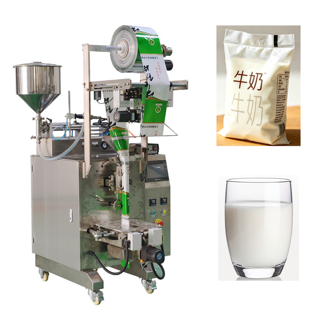 Automatic Paste Sachet Plastic Bag Pouch Beverage Milk-liquid-packing- High Speed Vertical Juice Water Liquid Packing Machine