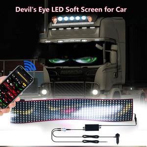 1m 1.5M 2m linh hoạt <span class=keywords><strong>LED</strong></span> hiển thị bảng điều khiển xe ô tô App Bluetooth kích hoạt Slim Bảng điều khiển ánh sáng lý tưởng cho xe quảng cáo - Product Image 2