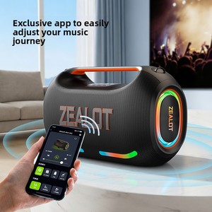 Altavoz Bluetooth 5.<span class=keywords><strong>3</strong></span> Portátil Zealot ZE41 de 250W con Dos Micrófonos Inalámbricos, Sonido Estéreo de <span class=keywords><strong>3</strong></span> Vías, 48000mAh, para Fiestas al Aire Libre - Product Image 4