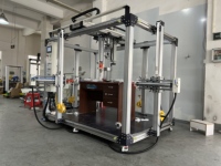Testeur de charge cyclique horizontal et vertical automatique pour table de bureau 2000N, machine d'essai de stabilité et de durabilité de bureau