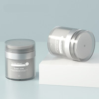 15 30 50 100ml vide acrylique crème Émulsion L'essence D'oeil de haute qualité séparé blanc noir personnalisé PMMA pot en plastique