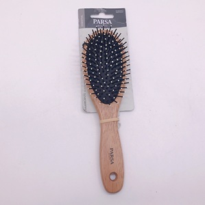 <span class=keywords><strong>Parsa</strong></span> Handheld Detangle Hair Brush Ecológico Cepillo de paleta de madera Cerdas de jabalí Diseño compacto de nailon para uso en salón Estilo láser - Product Image 1
