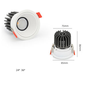 إنارة ساقطة ليد من سبائك الألومنيوم-w 5w/AC120V 7w 10w 12w 15w ra>92 12w 20w - Product Image 5