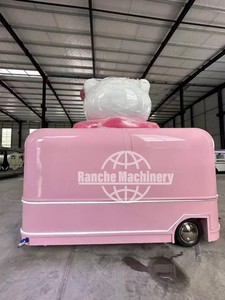 Café disponible personnalisé crème glacée Hot Dog Pizza Snack Food Usa Standard Mobile Food Truck Air Stream remorques entièrement équipées - Product Image 3