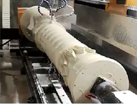 Machine de sculpture CNC 4 axes FCM-600 pour colonnes en pierre, piliers romains en marbre, colonnes spirales, découpeuse de profilage 3D